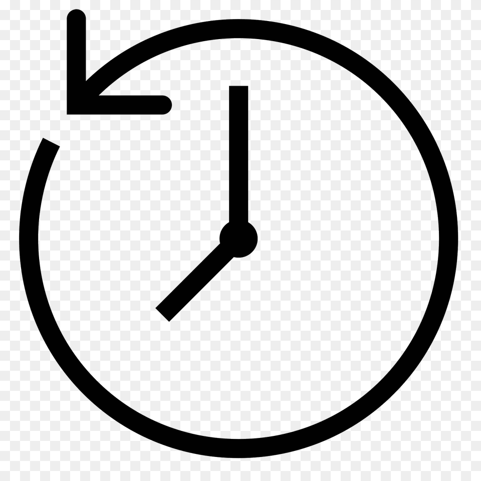 Time Machine Icon, Gray Png Image