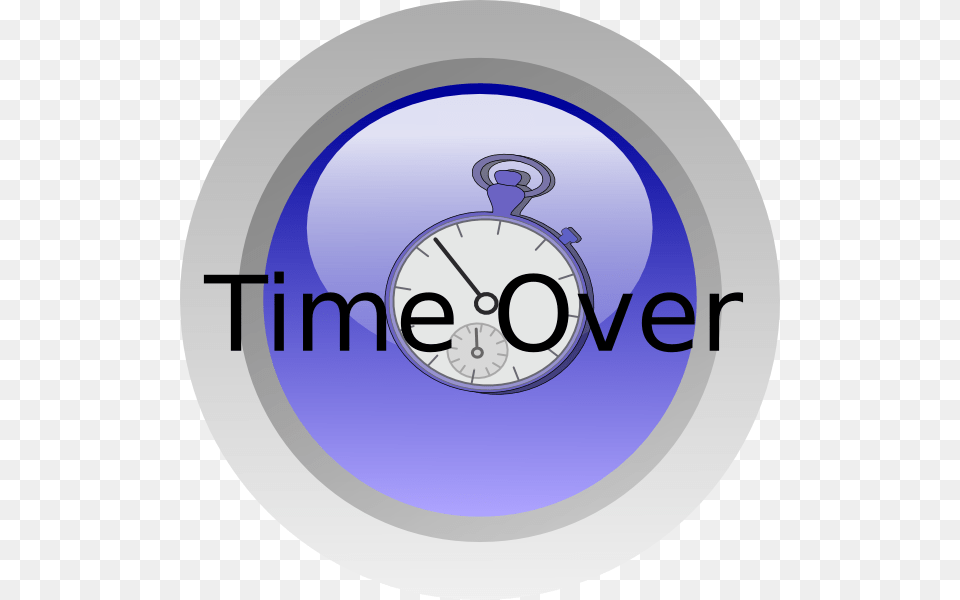 Time Over Svg Clip Arts Time Over, Disk Free Png Download