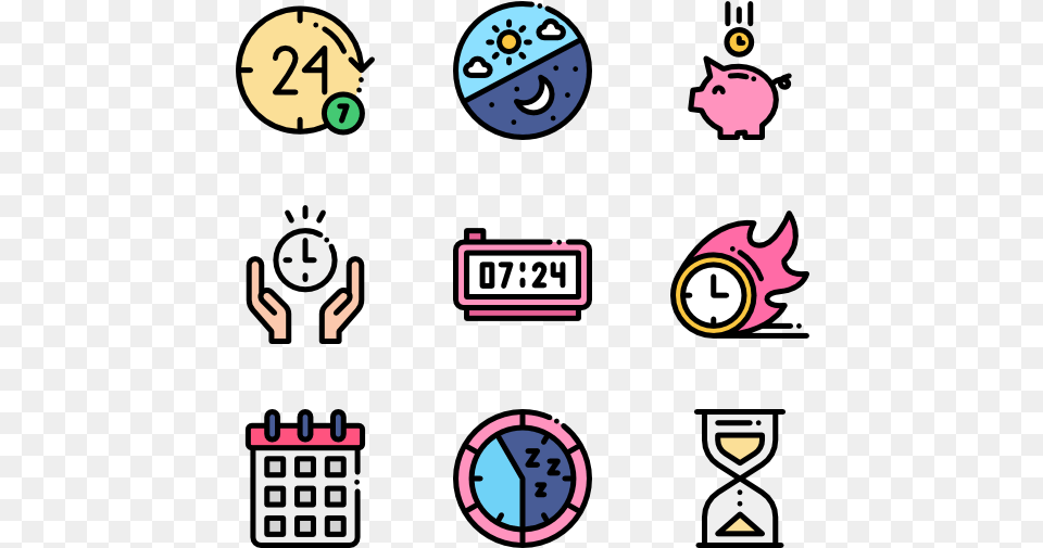 Time Transparent Icons Sms, Qr Code, Text Free Png