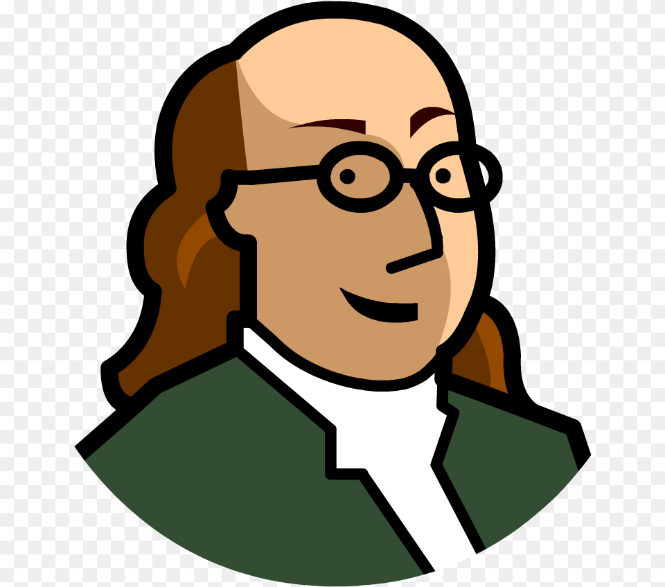 Time Zone X Ben Franklin Cartoon Face, Accessories, Photography, Person, Head Png Image