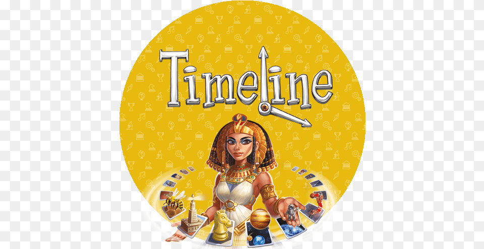 Timeline Classic Timeline Inventions Board Game Logo, Adult, Female, Person, Woman Png Image