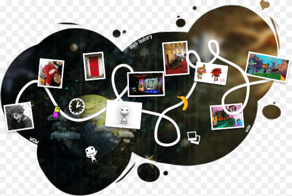 Timeline Promo Graphic Design, Art, Collage, Person Free Transparent Png