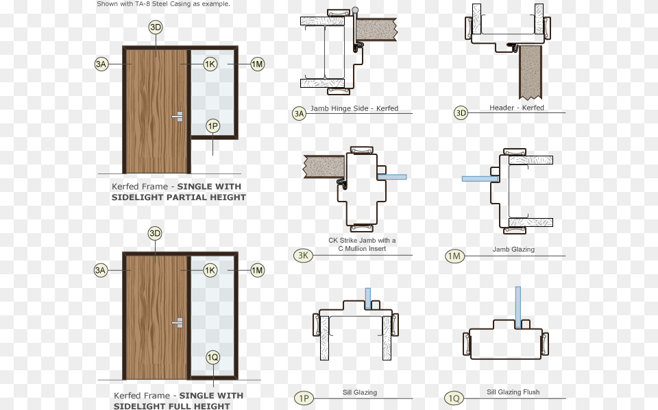 Timely Frames Kerfed Frame Single Drawing Floor Plan, Handle, Wood Free Png Download