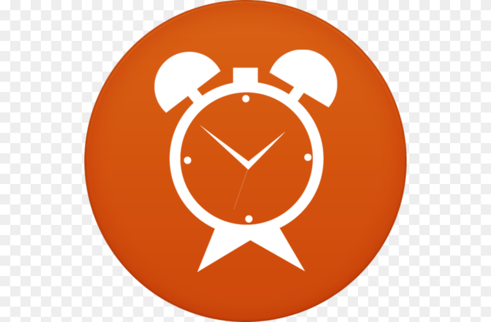 Timer Icon Icon Orange Clock, Alarm Clock, Disk Free Transparent Png