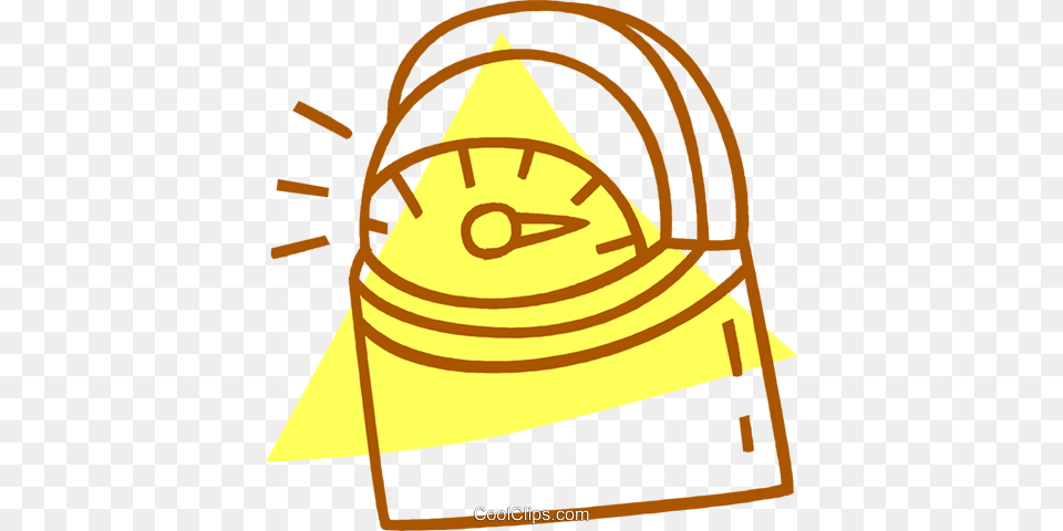 Timer Royalty Vector Clip Art Illustration, Triangle, Clothing, Hat, Outdoors Free Png