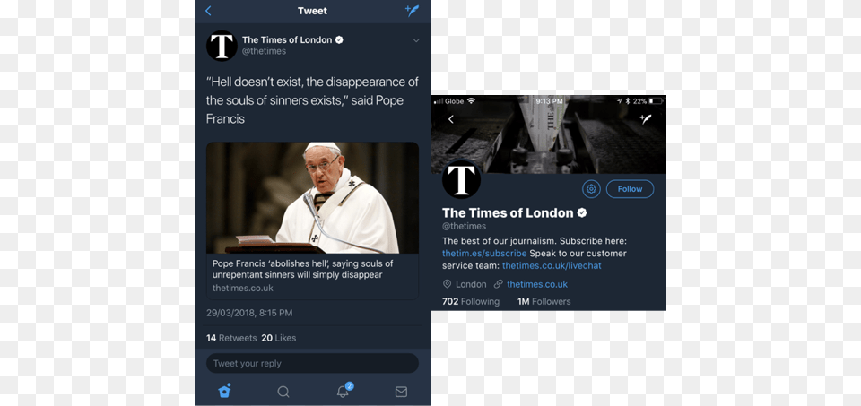Times Of Uk Pope Francis, Man, Adult, Person, Male Free Png Download