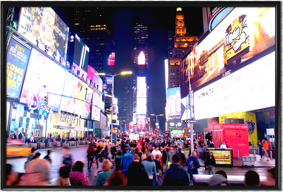 Times Square, Urban, City, Metropolis, Lighting Png