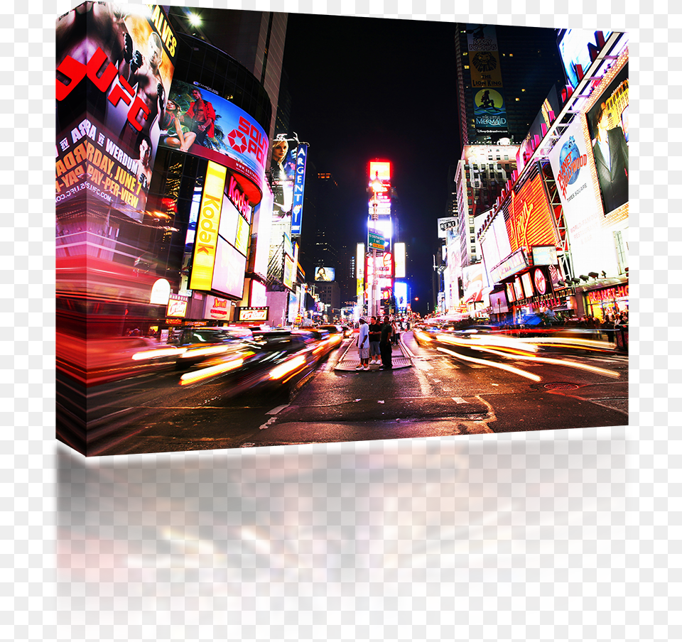 Times Square Sem Movimento, Urban, Tarmac, Road, Metropolis Free Png Download