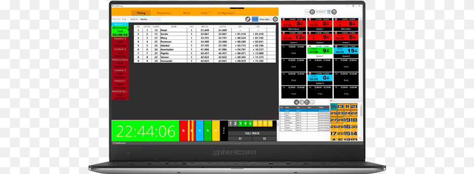 Timing And Operations Karting Laptop, Computer, Electronics, Pc, Computer Hardware Free Transparent Png