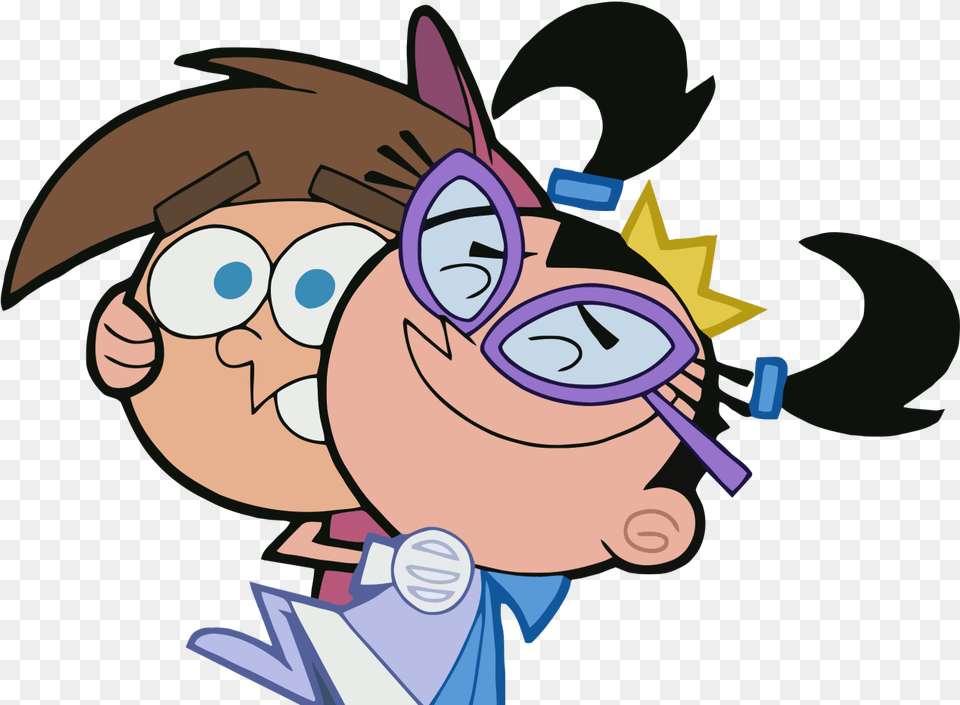 Timmy And Tootievector Fairly Oddparents Tootie, Cartoon, Baby, Person Free Png Download