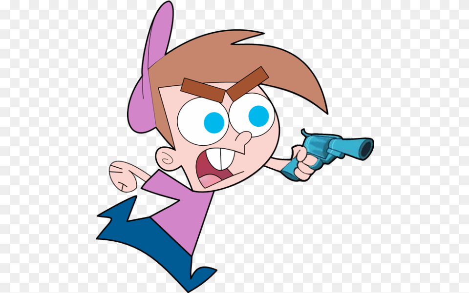 Timmy Holding Gun Timmy Turner With A Gun, Cartoon, Face, Head, Person Free Png