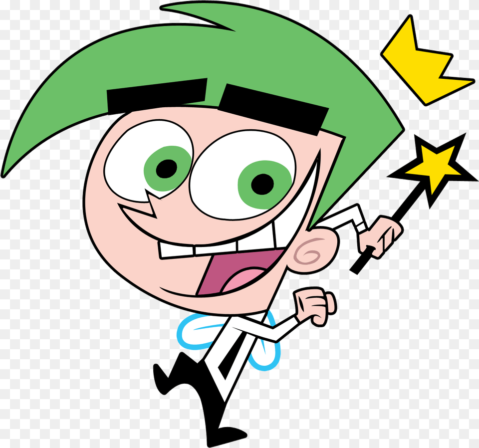 Timmy Turner Fairly Odd Parents Cosmo Fairly Odd Parents, People, Person, Face, Head Free Transparent Png