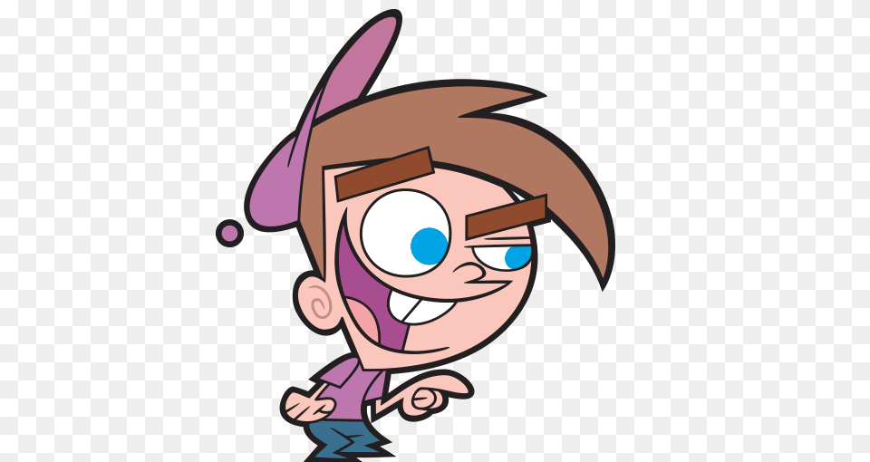 Timmy Turner From The Fairly Oddparents Cartoon, Face, Head, Person, Book Png