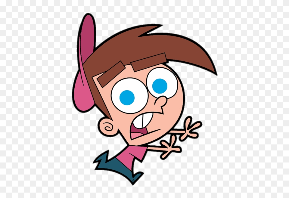 Timmy Turner Running, Cartoon, Face, Head, Person Free Png Download