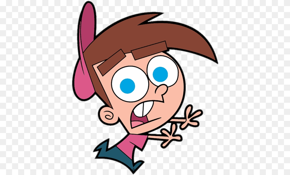 Timmy Turner Running Fairly Oddparents Timmy Running, People, Person, Cartoon, Baby Free Png Download