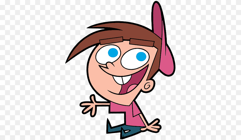 Timmy Turner Sitting, Cartoon, Face, Head, Person Free Png Download
