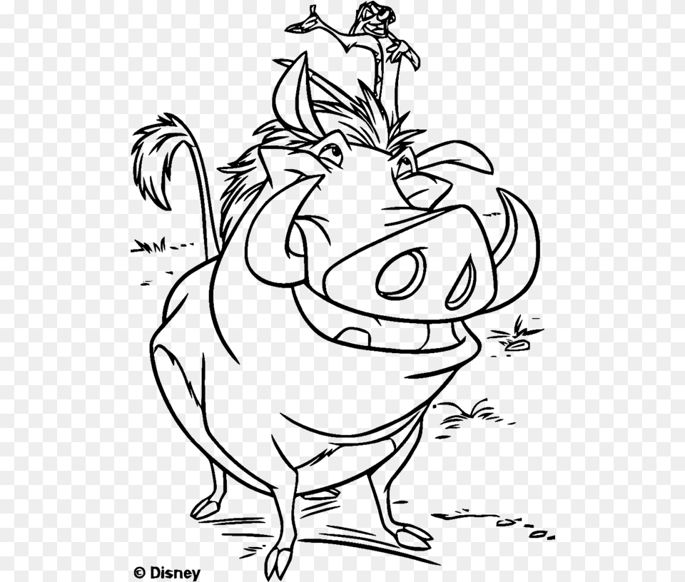 Timon And Pumba, Person, Art Free Png Download