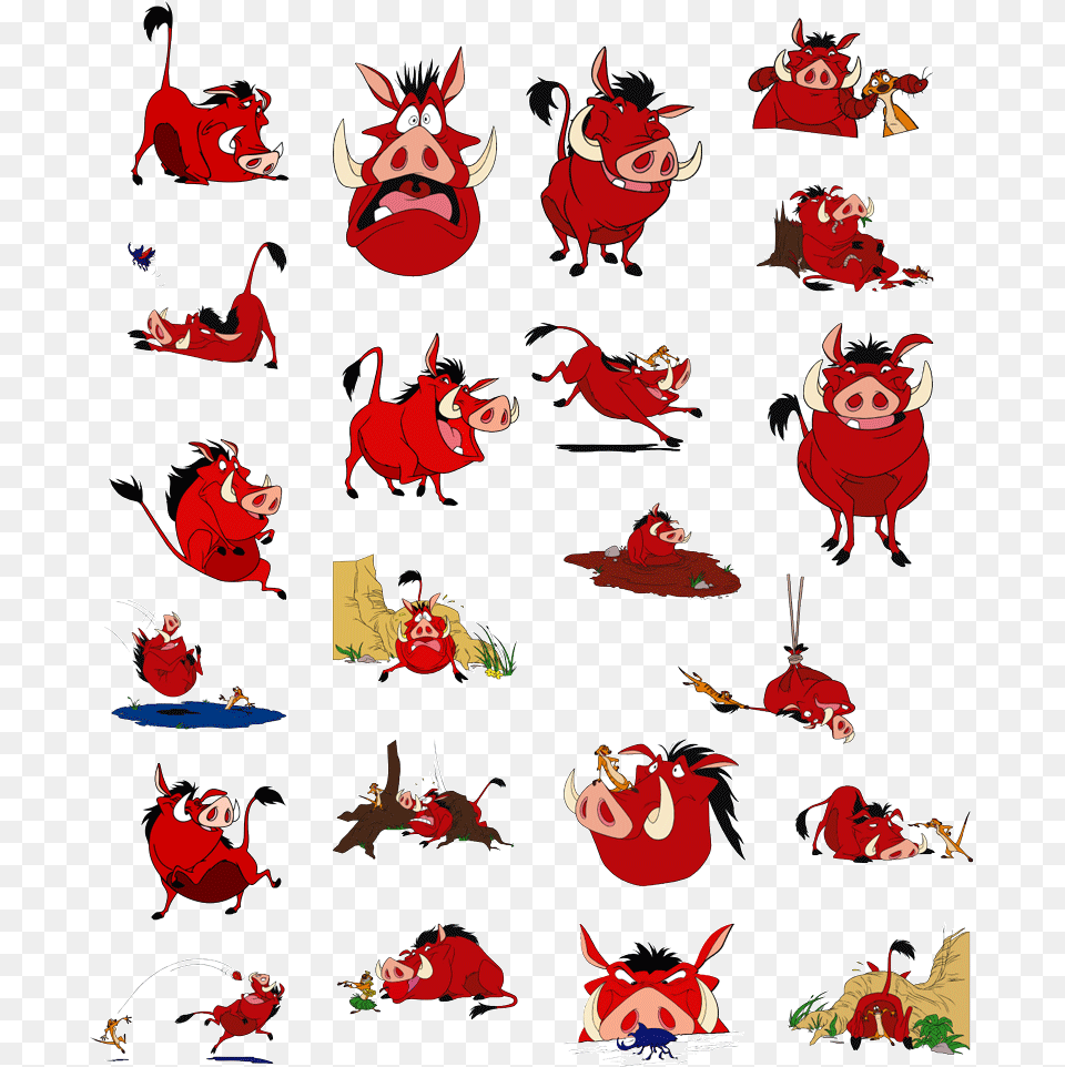 Timon And Pumbaa Characters Pumba, Animal, Bird, Poultry, Chicken Png
