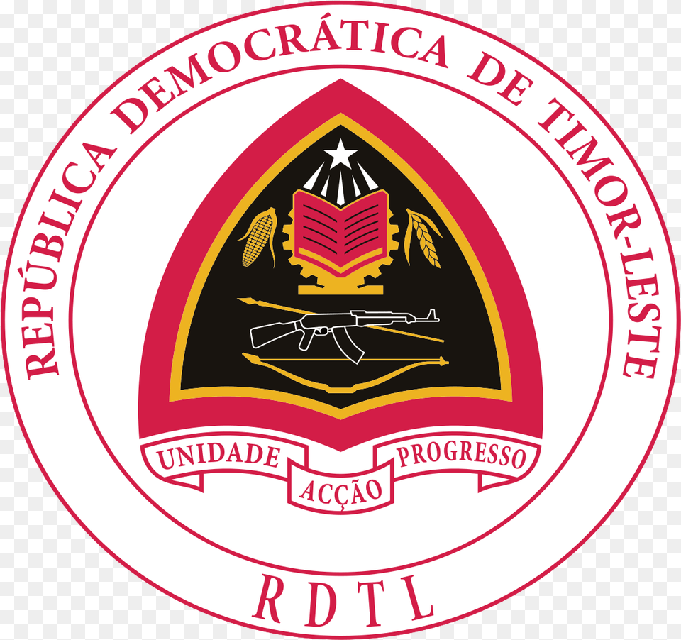 Timor Leste Coat Of Arms, Badge, Emblem, Logo, Symbol Free Png Download