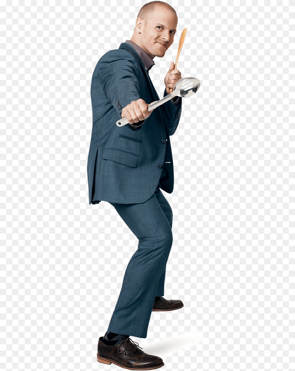 Timothy Ferriss On Selfpromotion Selfcongratulation Standing, Spoon, Cutlery, Suit, Clothing Free Png