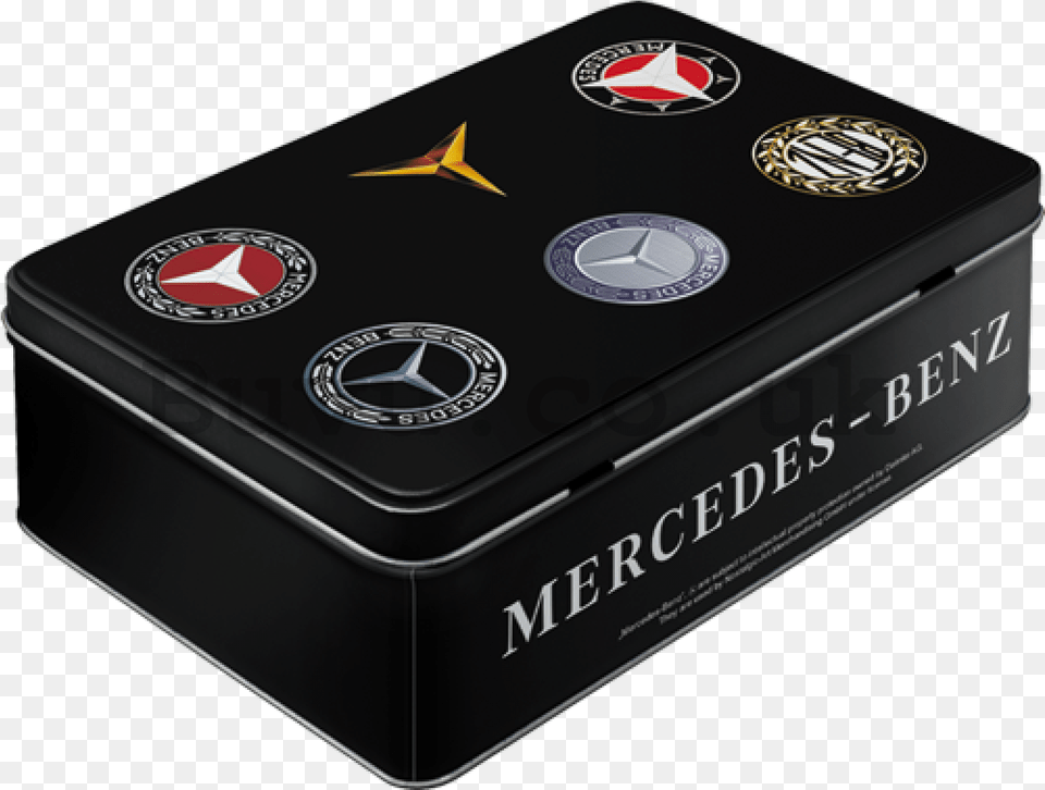 Tin Box Flat Mercedesbenz Logo Evolution Mercedes Puszka, Disk Free Png Download