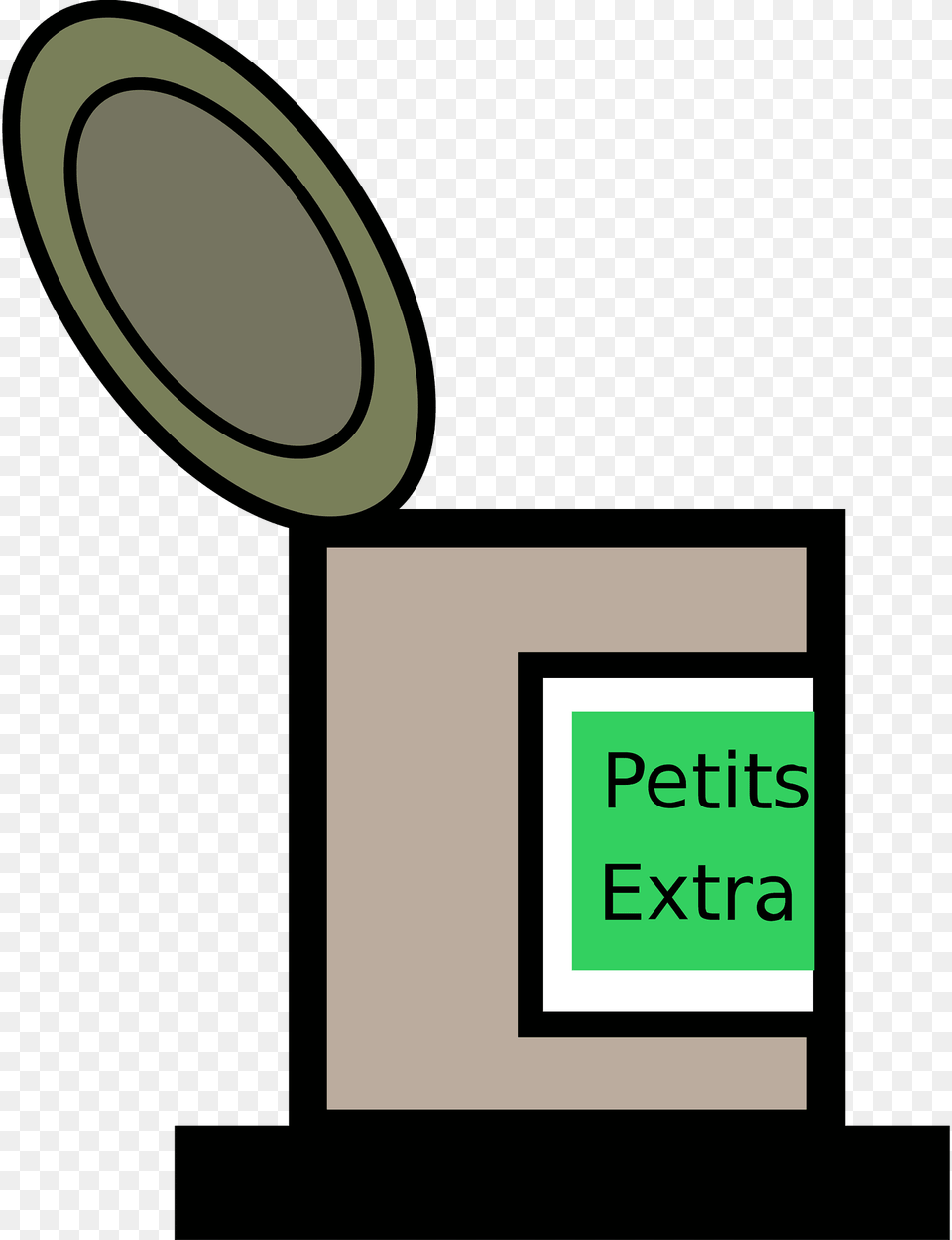 Tin Clipart, Green Free Png