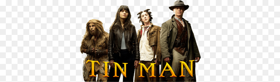 Tin Man Tv Show Image With Logo And Character Tin Man Tv Show, Clothing, Coat, Jacket, Woman Png
