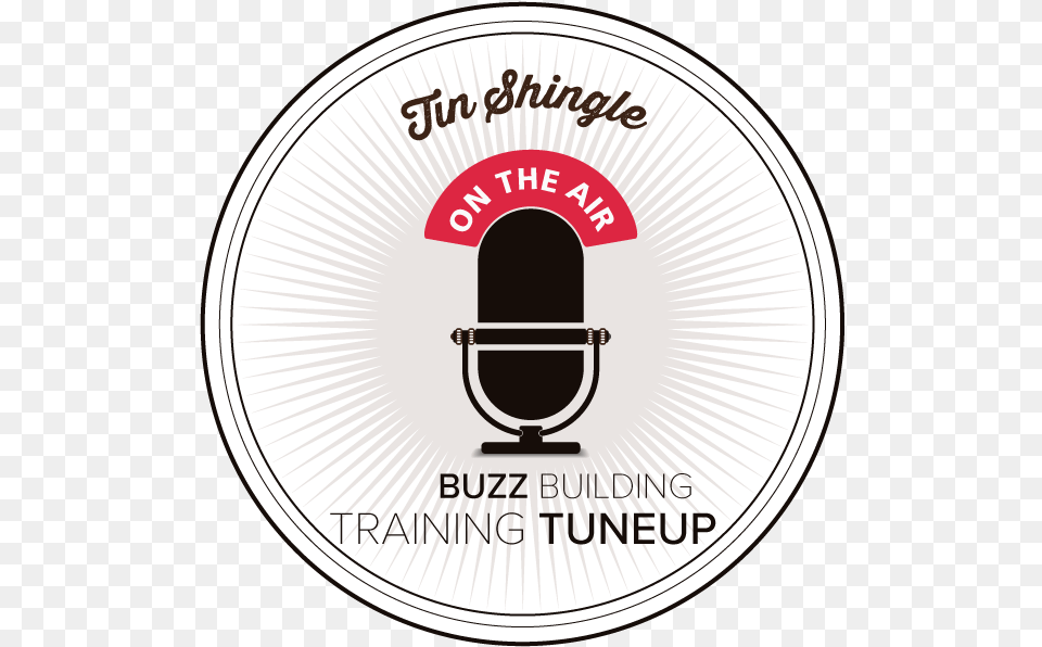 Tin Shingle Tuneup Radio Mic Live, Disk, Logo Png