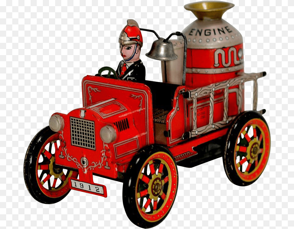Tin Toy Fire Engines, Machine, Wheel, Baby, Person Free Transparent Png