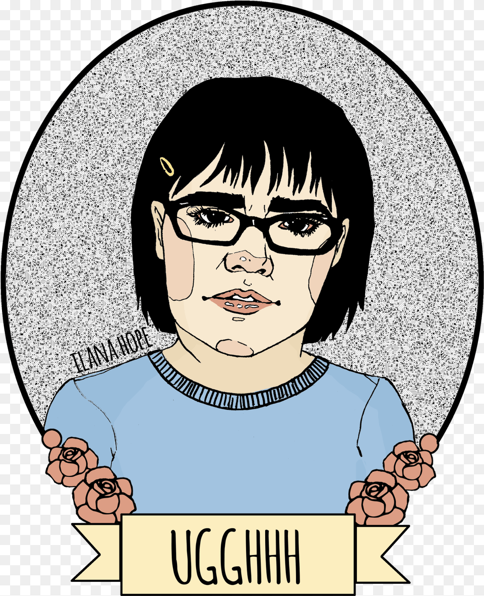 Tina Belcher Fan Art Transparent Bg Cartoon, Woman, Adult, Publication, Person Free Png