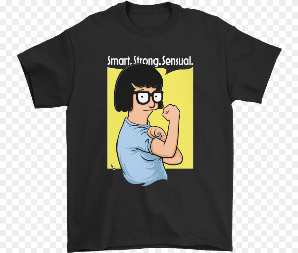 Tina Belcher Smart Strong Sensual Woman, Clothing, T-shirt, Person, Face Free Png Download