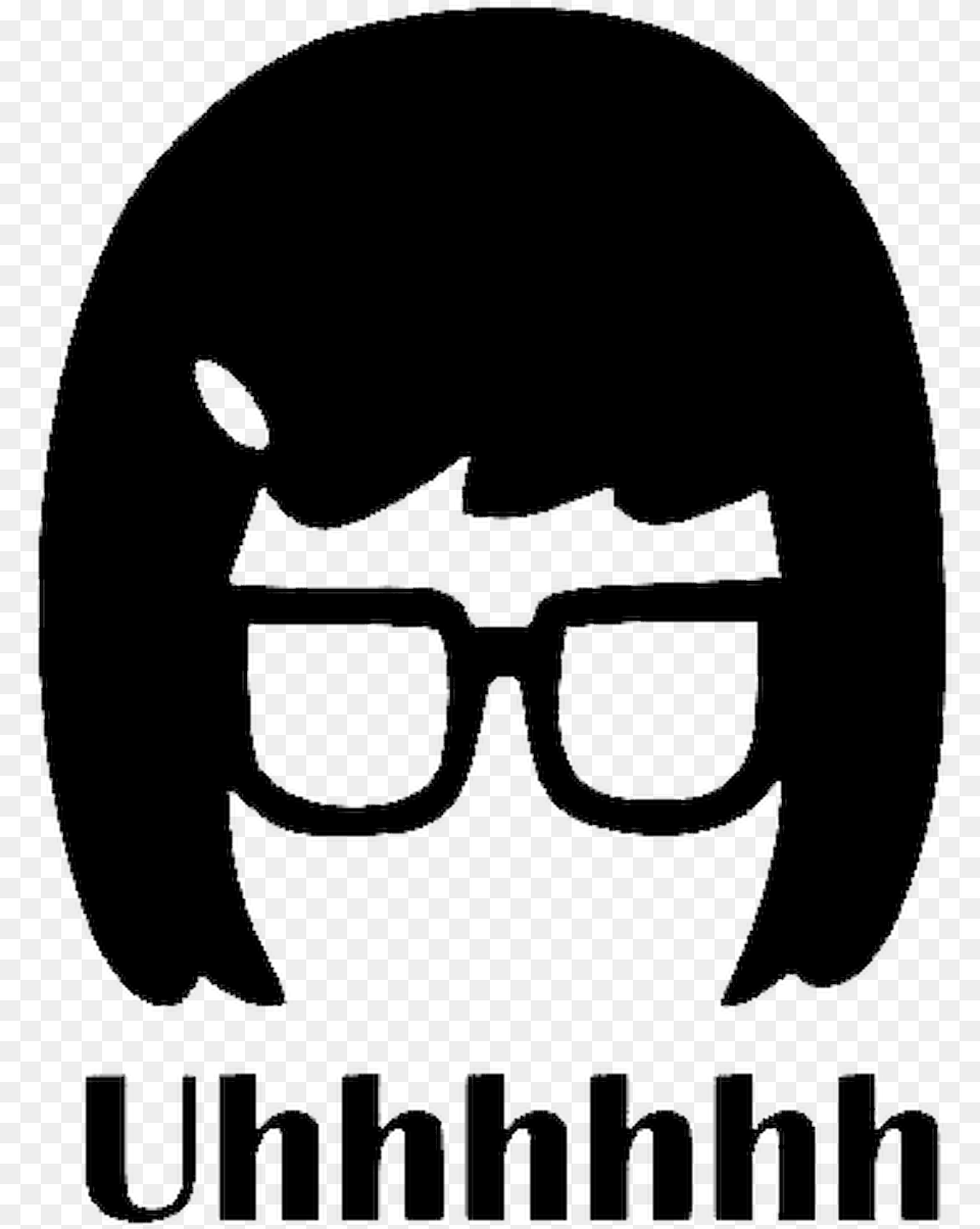 Tina Belcher Uhhhhhh Bob S Burger Cartoon With Glasses Characters, Accessories, Photography, Art, Text Png Image