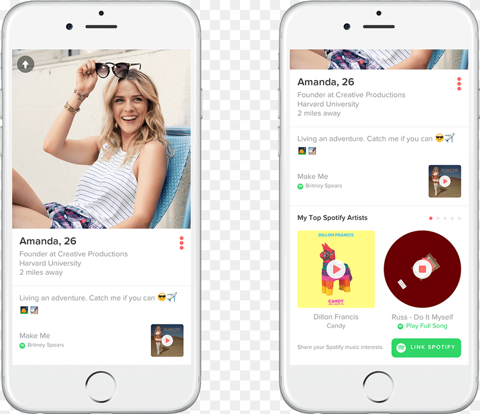 Tinder Spotify, Electronics, Mobile Phone, Phone, Adult Png Image