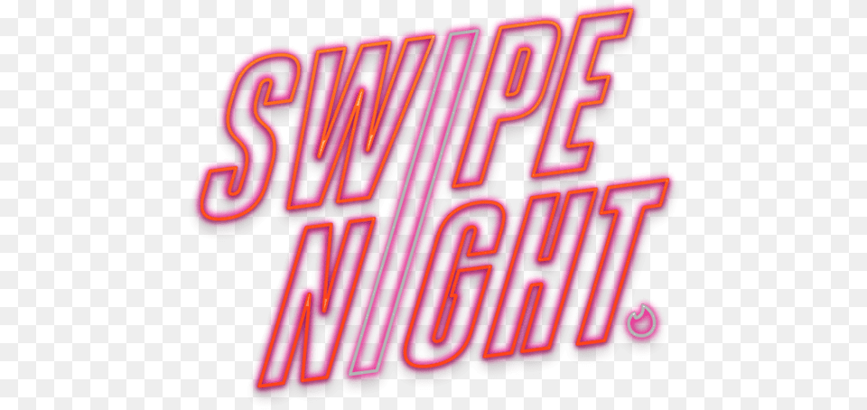 Tinder Tinder Swipe Night Logo, Light, Neon, Purple, Dynamite Png