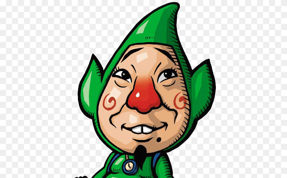 Tingle Zelda, Elf, Baby, Person, Face Png