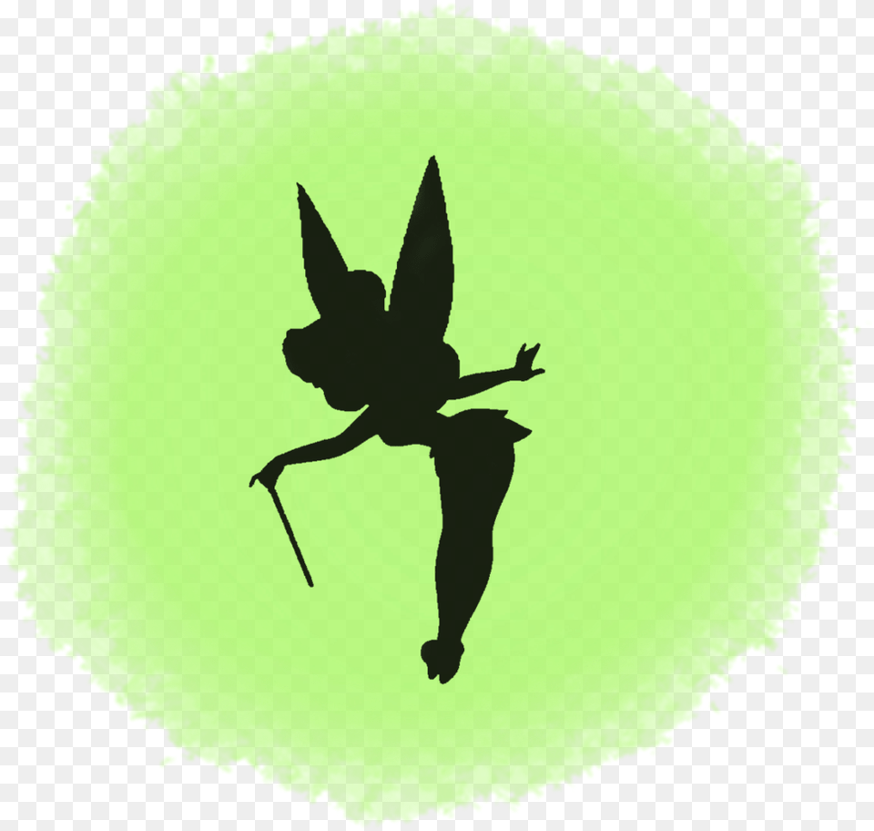 Tinker Bell, Silhouette, Person, Cupid Free Png Download