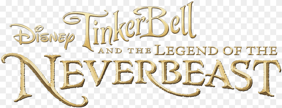 Tinker Bell And The Legend Of Neverbeast Netflix Disney Letters, Calligraphy, Handwriting, Text Free Png Download