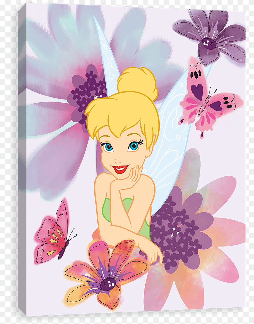 Tinker Bell Butterfly Fairy, Face, Head, Person, Flower Png Image