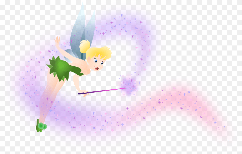 Tinker Bell Disney Fairies Pixie Dust Clip Art Tinker Bell Pixie Dust, Purple, Graphics, Baby, Person Png