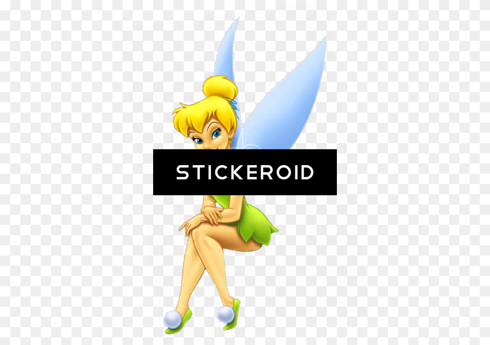 Tinker Bell Sitting Tinkerbell Background Frame, Publication, Book, Comics, Adult Png