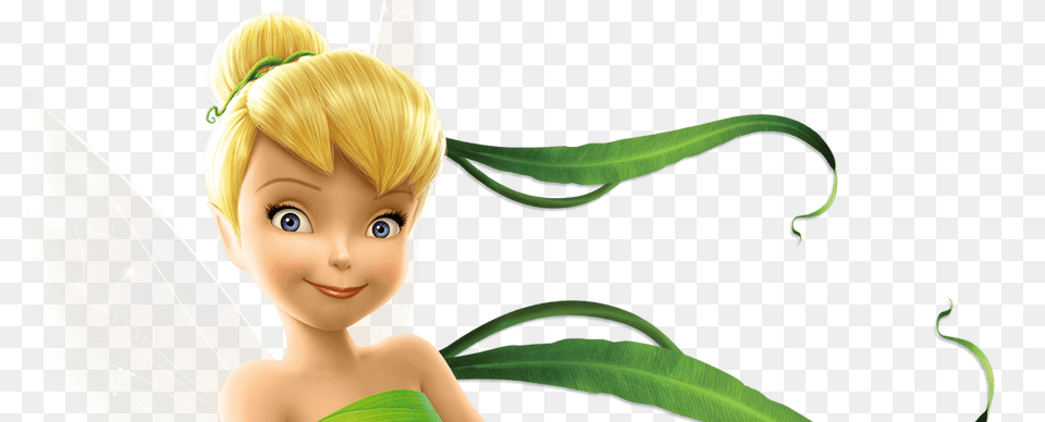 Tinker Bell Smiling, Elf, Doll, Face, Head Free Png Download