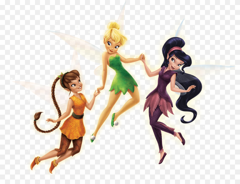 Tinkerbell And Friends Image, Adult, Publication, Person, Woman Free Png Download