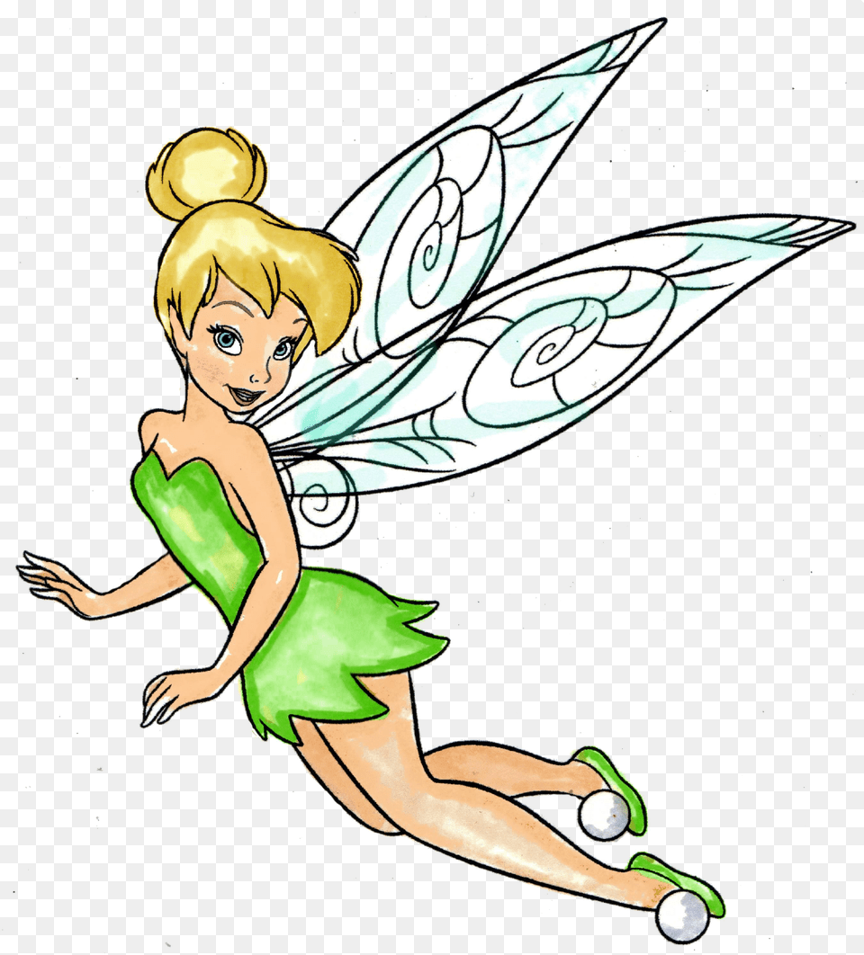 Tinkerbell Christmas Clipart Tinker Bell Fairy, Baby, Person, Book, Comics Free Png Download