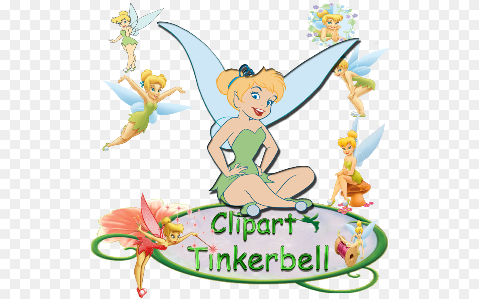 Tinkerbell Clipart, Publication, Book, Comics, Adult Png