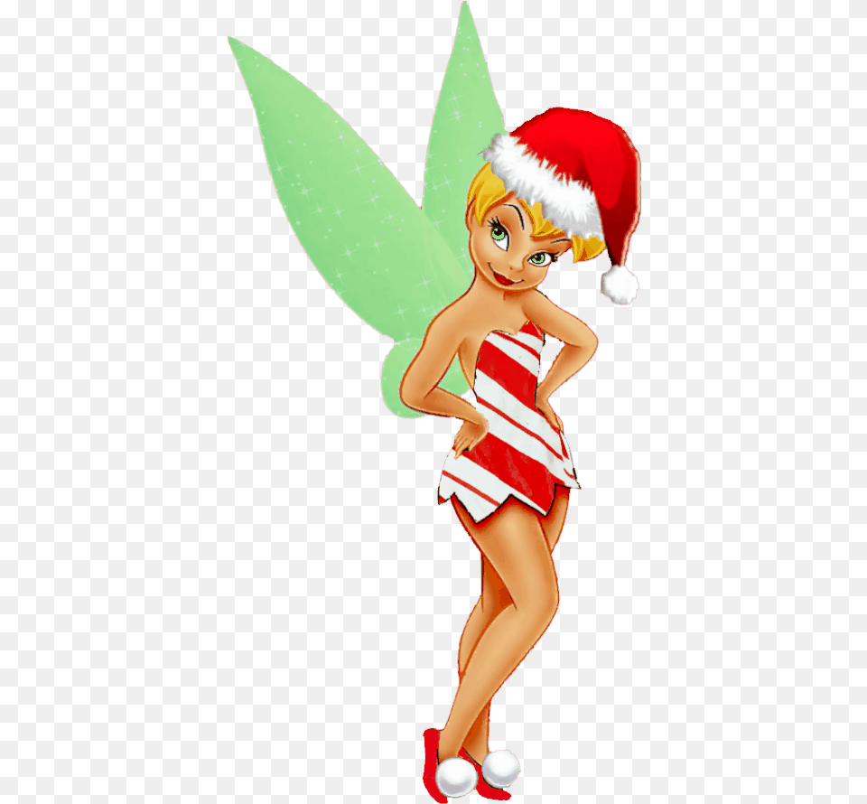 Tinkerbell Clipart Picture Christmas Tinkerbell Clipart, Elf, Person, Book, Comics Free Png Download
