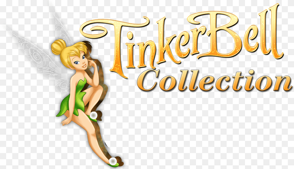 Tinkerbell Collection Image Cartoon, Book, Publication, Person, Face Free Transparent Png