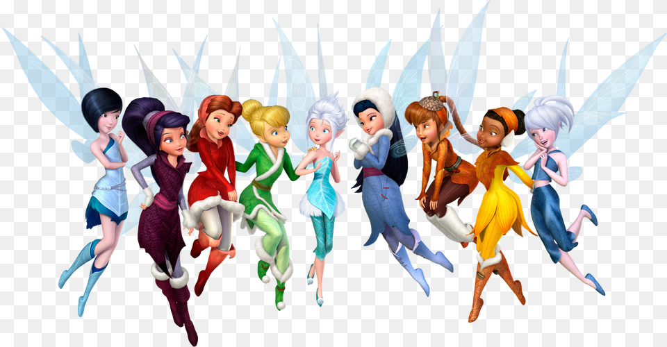 Tinkerbell Download Disney Fairies Christmas, Toy, Publication, Book, Comics Png
