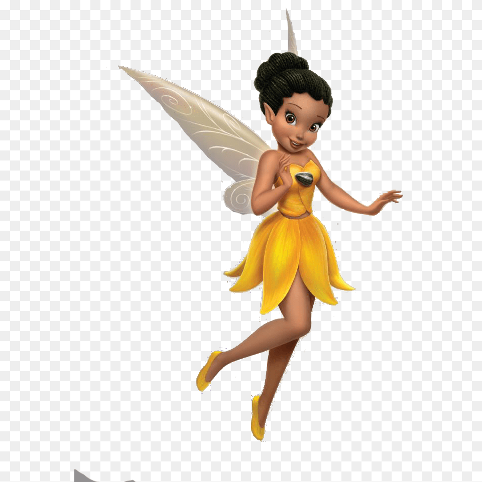 Tinkerbell Fairy Friends Costumes Iridessa Tinker Bell, Doll, Toy, Face, Head Png