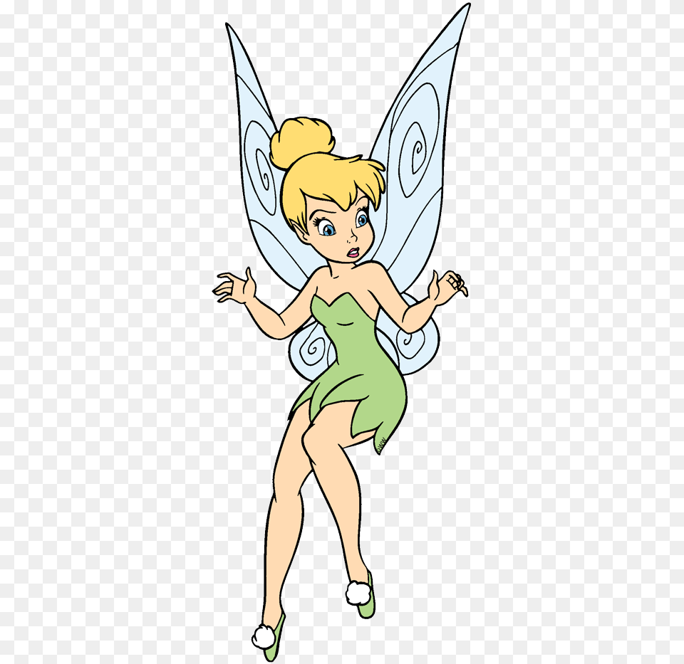 Tinkerbell Flying, Baby, Person, Head, Face Free Png Download