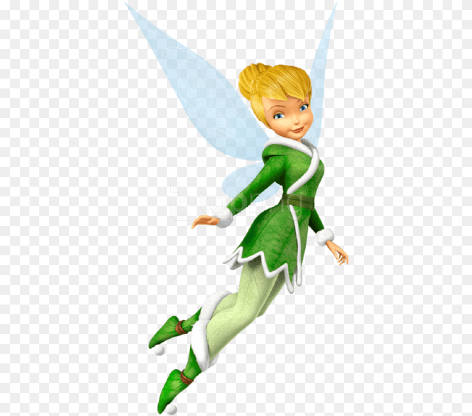 Tinkerbell Flying Fairy Tinkerbell, Elf, Baby, Person, Toy Free Png Download